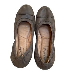 JOSEF SEIBEL Pippa 07 Nubuck Leather Flats EU 39 US8